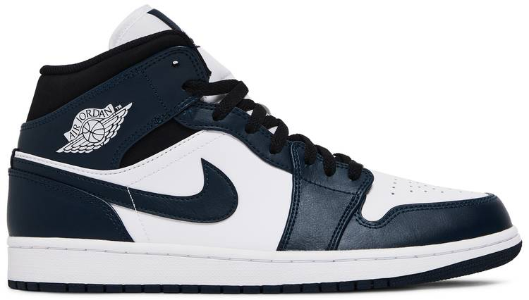 Best Replica Air Jordan 1 Mid  Armory Navy  554724-411 - Colareps