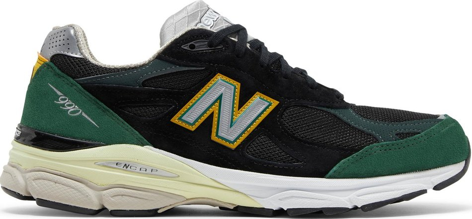 Best Replica 990v3 Made In USA  Black Green  M990CP3 - Colareps