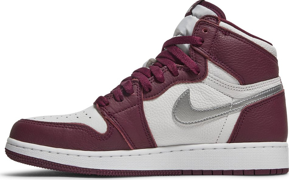 Best Replica Air Jordan 1 Retro High OG GS  Bordeaux  575441-611 - Colareps