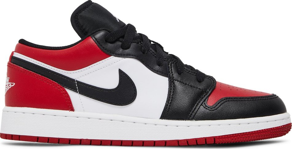 Best Replica Air Jordan 1 Low GS  Bred Toe  553560-612 - Colareps