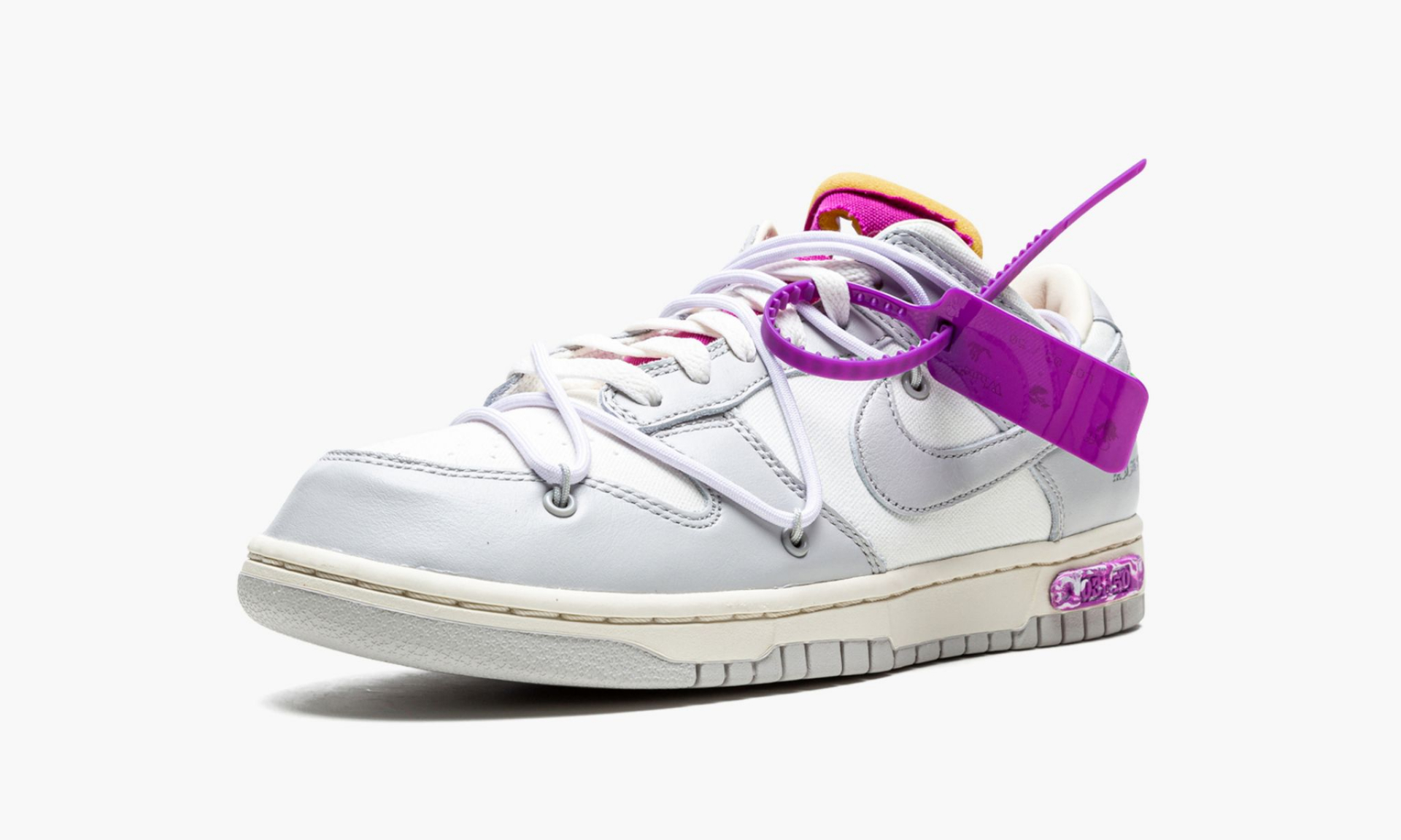 Best Replica Off-White x Dunk Low  Lot 03 of 50  DM1602-118 - Colareps