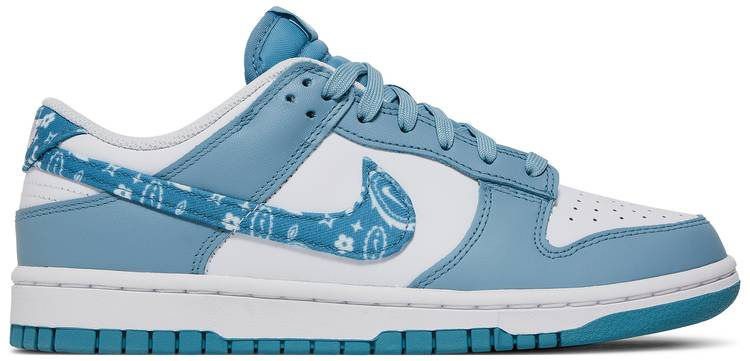 Best Replica Wmns Dunk Low  Blue Paisley  DH4401-101 - Colareps