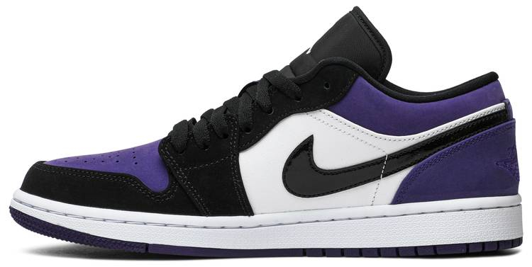 Best Replica Air Jordan 1 Low  Court Purple  553558-125 - Colareps