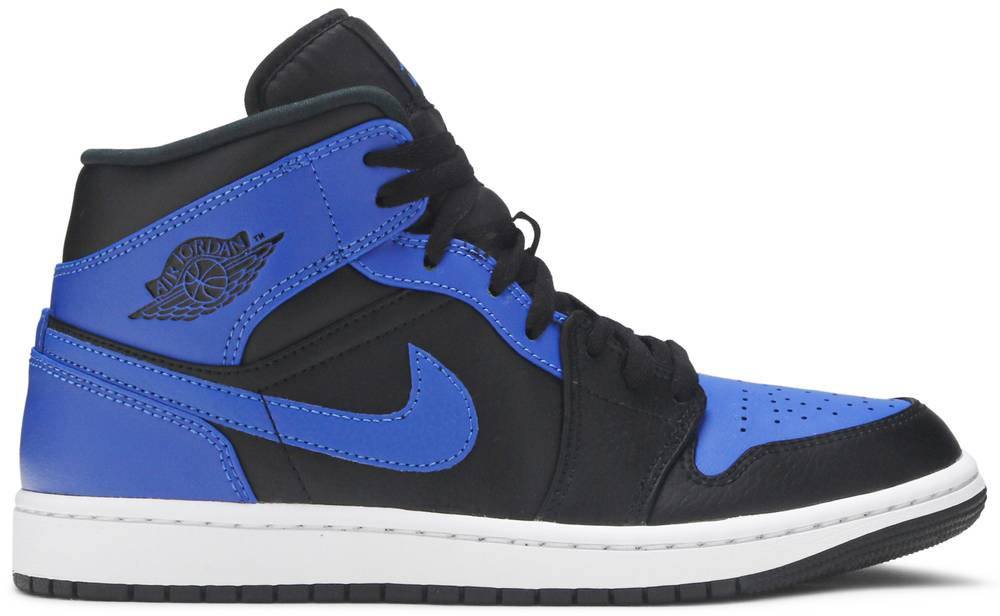 Best Replica Air Jordan 1 Mid  Hyper Royal  554724-077 - Colareps