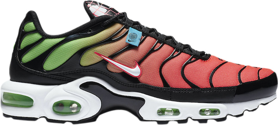 Best Replica Air Max Plus  Worldwide Pack-Crimson Green  CK7291-001 - Colareps