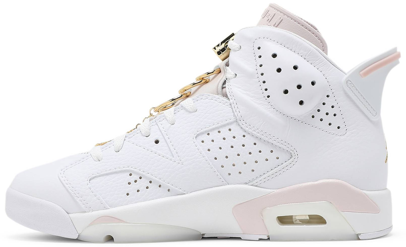 Best Replica Wmns Air Jordan 6 Retro  Gold Hoops  DH9696-100 - Colareps
