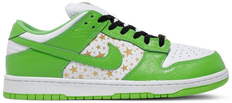 Best Replica Supreme x Dunk Low OG SB QS  Mean Green  DH3228-101 - Colareps
