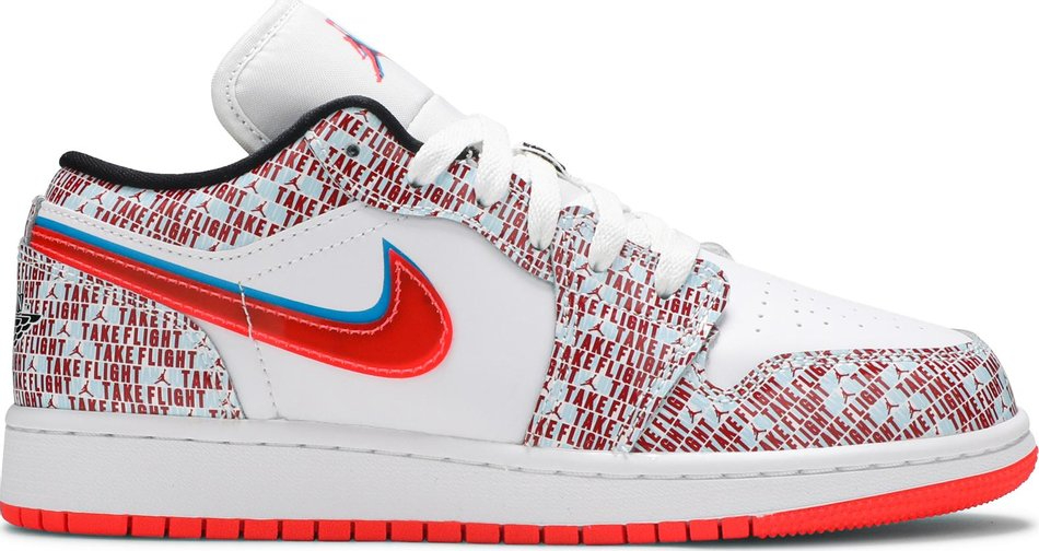 Best Replica Air Jordan 1 Low SE GS  Take Flight  DD1527-114 - Colareps