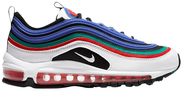 Best Replica Air Max 97 GS  White Multi  CW7013-100 - Colareps