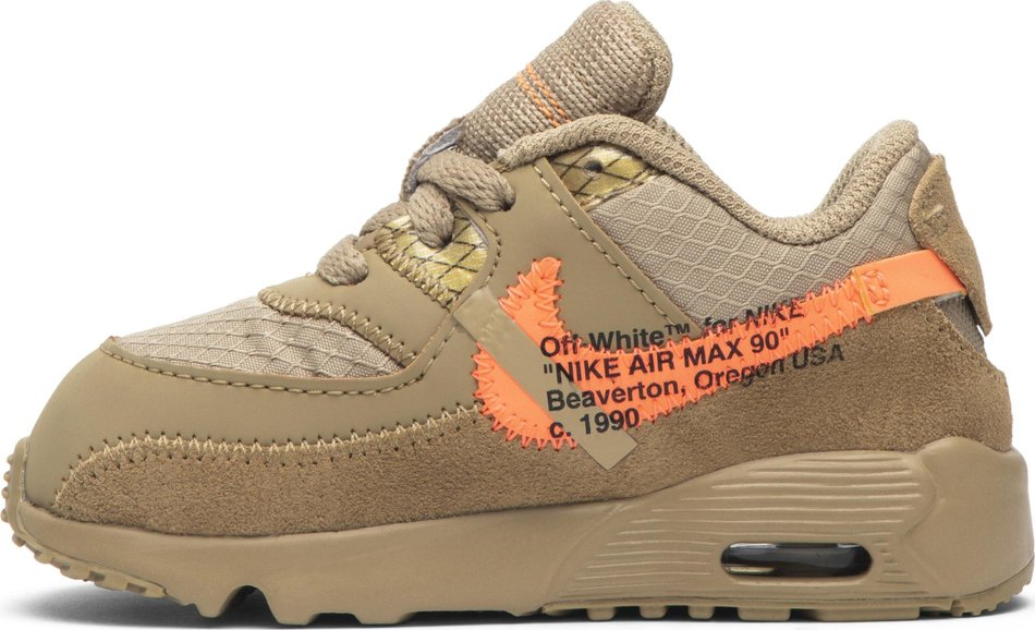 Best Replica Off-White x Air Max 90 TD  Desert Ore  BV0852-200 - Colareps