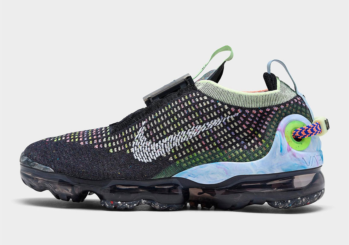 Best Replica Wmns Air VaporMax 2020 Flyknit  Black Multi  CT1933-001 - Colareps