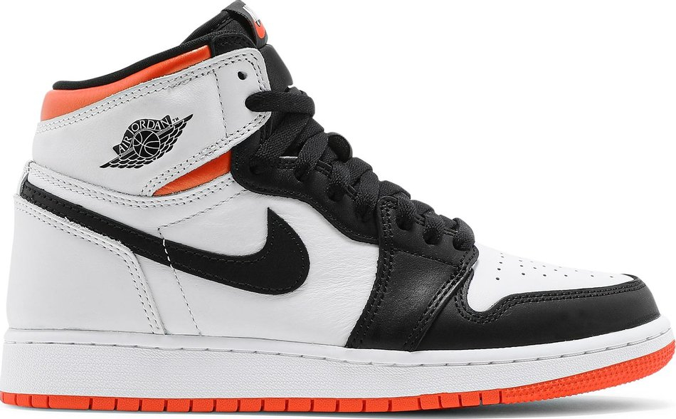 Best Replica Air Jordan 1 Retro High OG GS  Electro Orange  575441-180 - Colareps
