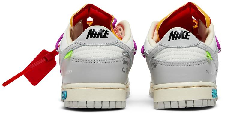 Best Replica Off-White x Dunk Low  Lot 45 of 50  DM1602-101 - Colareps