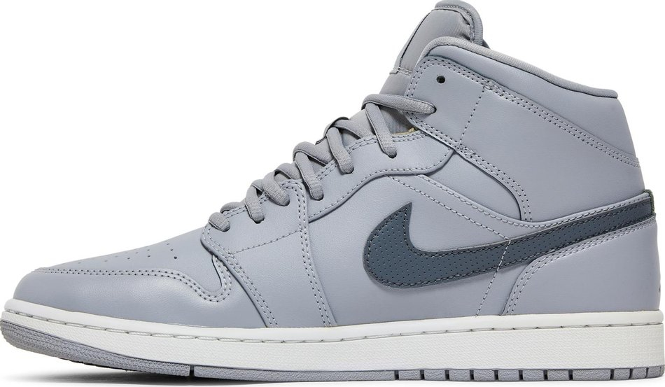 Best Replica Air Jordan 1 Mid  Wolf Grey  554724-033 - Colareps