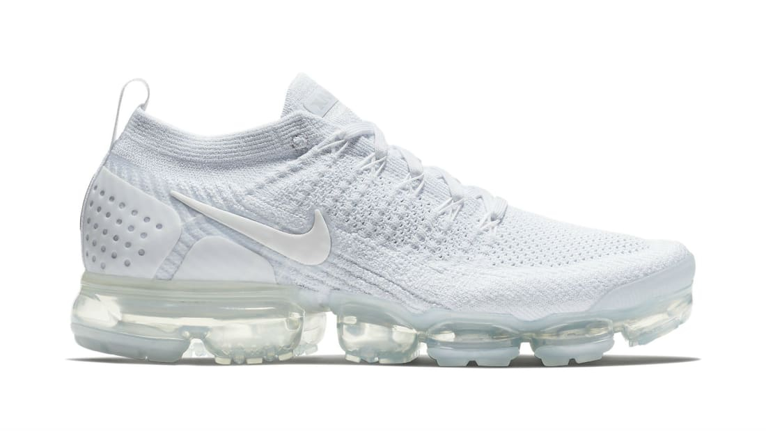 Best Replica Air VaporMax Flyknit 2  Pure Platinum  942842-100 - Colareps