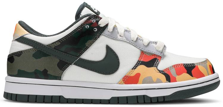 Best Replica Dunk Low SE GS  Sail Multi-Camo  DB1909-100 - Colareps