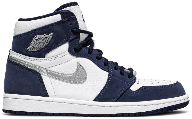 Best Replica Air Jordan 1 Retro High co.JP  Midnight Navy  2020 DC1788-100 - Colareps