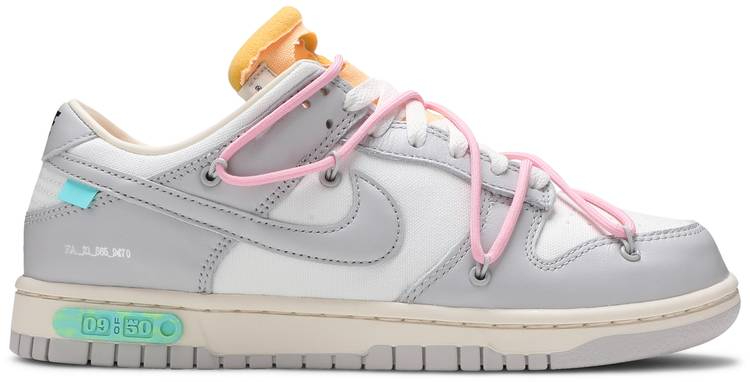 Best Replica Off-White x Dunk Low  Lot 09 of 50  DM1602-109 - Colareps