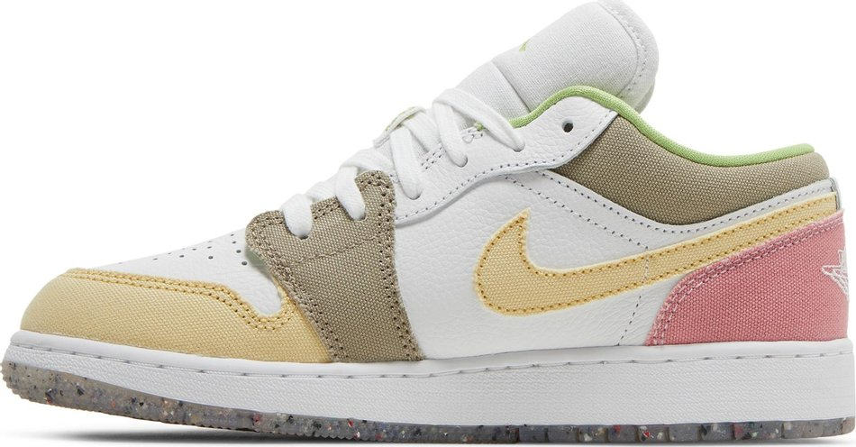 Best Replica Air Jordan 1 Low SE GS  Pastel Grind  DJ0341-100 - Colareps