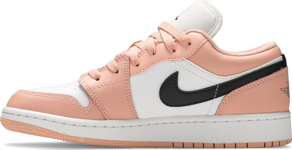 Best Replica Air Jordan 1 Low GS  Light Arctic Pink  553560-800 - Colareps