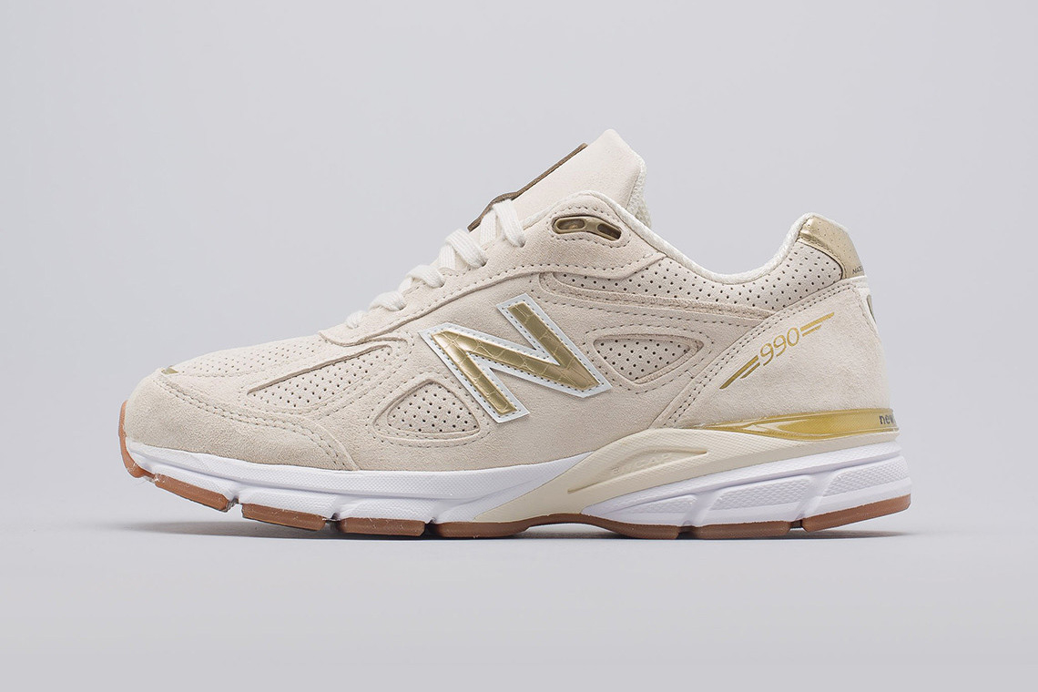 Best Replica 990v4 Made In USA  Off White Gold  M990AG4 - Colareps