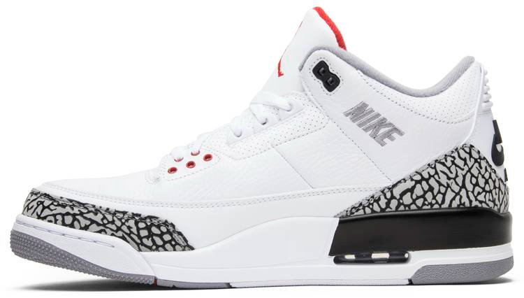 Best Replica Air Jordan 3 Retro JTH NRG  White Cement  AV6683-160 - Colareps