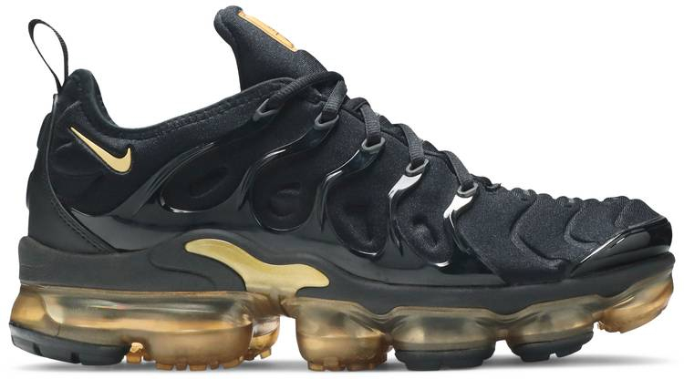 Best Replica Air VaporMax Plus  Black Gold  CW7299-001 - Colareps