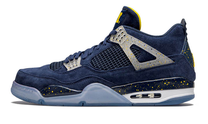 Best Replica Air Jordan 4 Retro  Michigan Wolverines  PE AJ4-1036660 Reps - Colareps