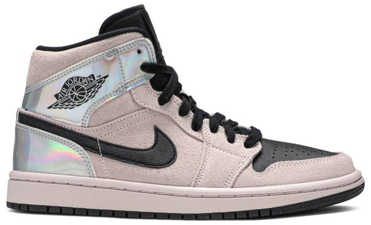 Best Replica Wmns Air Jordan 1 Mid  Iridescent  BQ6472-602 - Colareps