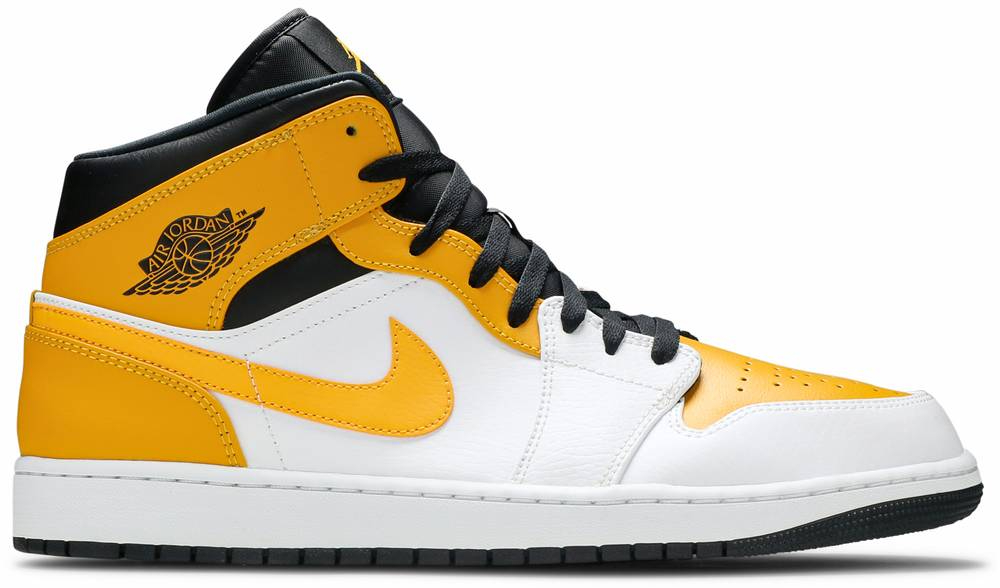 Best Replica Air Jordan 1 Mid  University Gold  554724-170 - Colareps