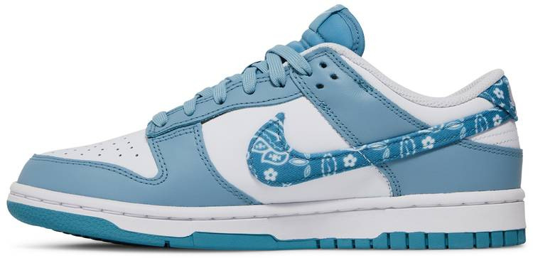 Best Replica Wmns Dunk Low  Blue Paisley  DH4401-101 - Colareps