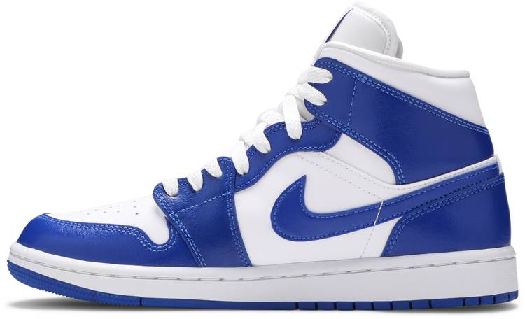 Best Replica Air Jordan 1 Mid  Kentucky Blue  BQ6472-104 - Colareps