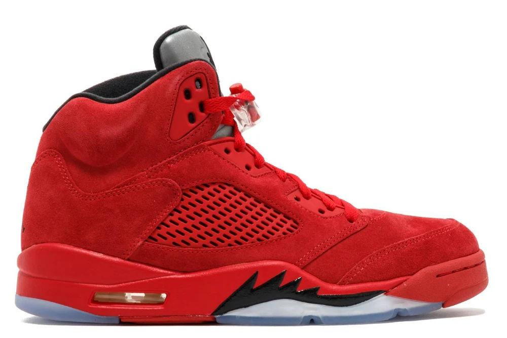 Best Replica Air Jordan 5 Retro  Red Suede  136027-602 - Colareps