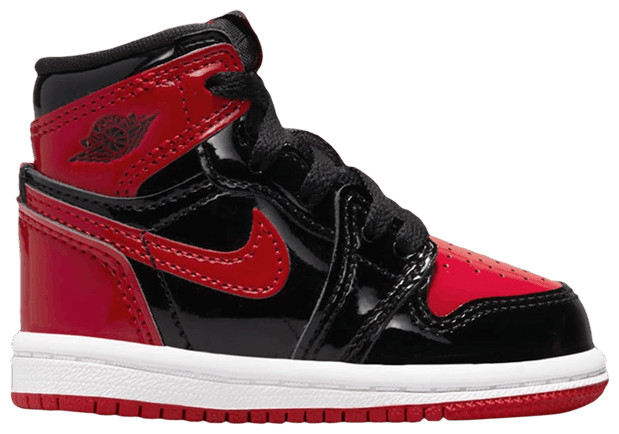 Best Replica Air Jordan 1 Retro High OG TD  Patent Bred  AQ2665-063 - Colareps
