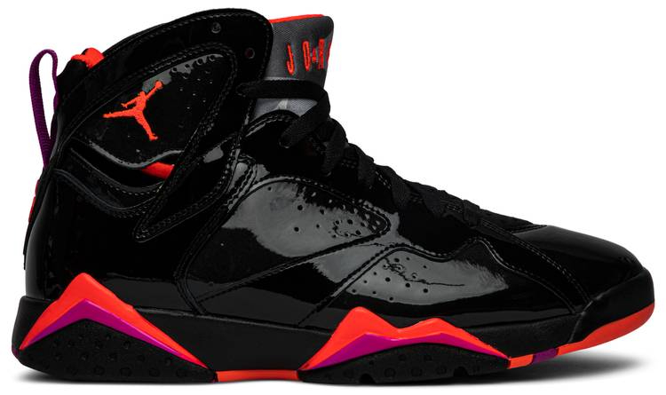 Best Replica Wmns Air Jordan 7 Retro  Black Gloss  313358-006 - Colareps