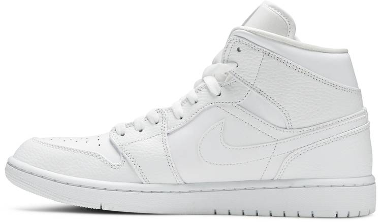 Best Replica Jordan Reps 1 Mid  Triple White  554724-130 - Colareps