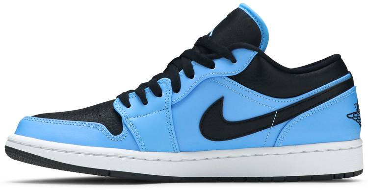 Best Replica Air Jordan 1 Low  University Blue Black  553558-403 - Colareps