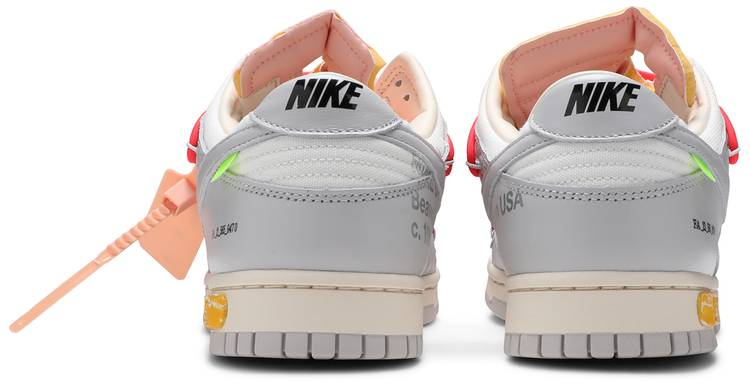 Best Replica Off-White x Dunk Low  Lot 06 of 50  DM1602-110 - Colareps