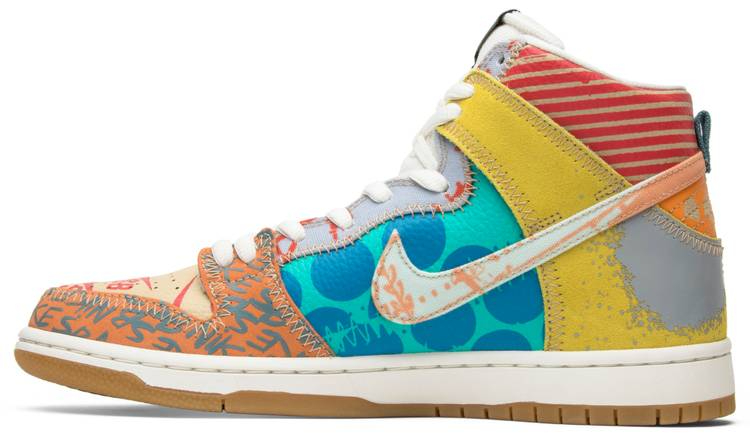 Best Replica Thomas Campbell x SB Dunk High  What The  918321-381 - Colareps