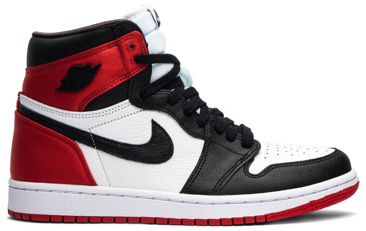 Best Replica Air Jordan 1 Retro High  Satin Black Toe  CD0461-016 - Colareps