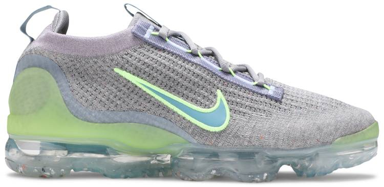Best Replica Air VaporMax 2021 Flyknit  Grey Light Liquid Lime  DH4084-003 - Colareps