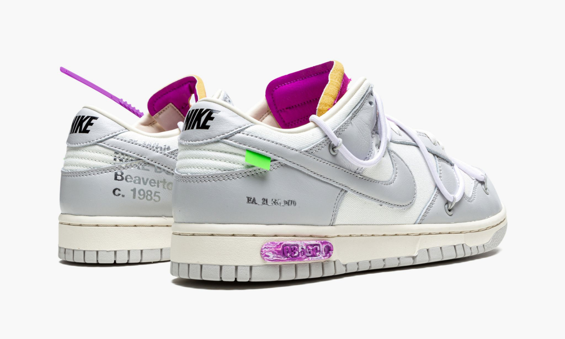 Best Replica Off-White x Dunk Low  Lot 03 of 50  DM1602-118 - Colareps
