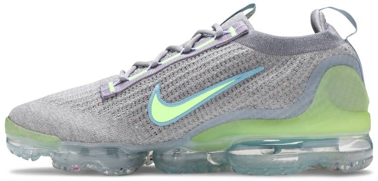 Best Replica Air VaporMax 2021 Flyknit  Grey Light Liquid Lime  DH4084-003 - Colareps