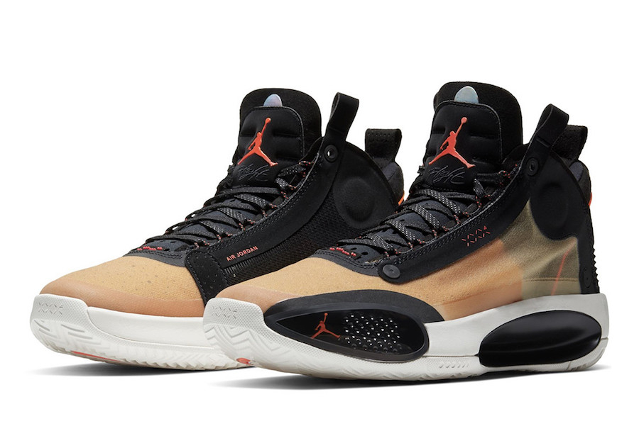 Best Replica Air Jordan 34 PF  Amber Rise  BQ3381-800 - Colareps