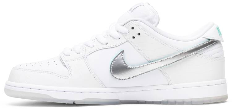 Best Replica Diamond Supply Co. x Dunk Low Pro SB  White Diamond  BV1310-100 - Colareps