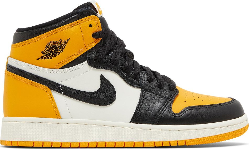 Best Replica Air Jordan 1 Retro High OG  Yellow Toe  555088-711 - Colareps