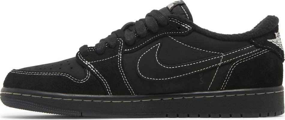 Best Replica Travis Scott x Air Jordan 1 Low OG SP  Black Phantom  DM7866-001 - Colareps