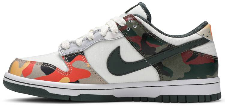 Best Replica Dunk Low SE GS  Sail Multi-Camo  DB1909-100 - Colareps