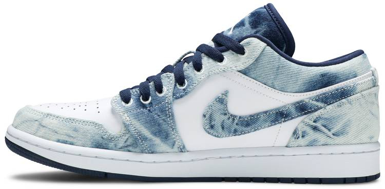 Best Replica Air Jordan 1 Low SE  Washed Denim  CZ8455-100 - Colareps