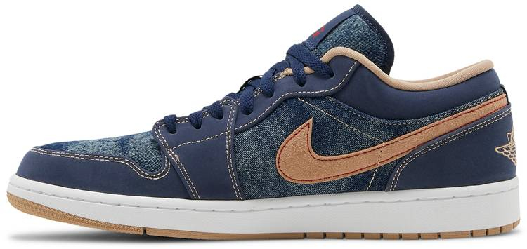 Best Replica Air Jordan 1 Low SE  Denim  DH1259-400 - Colareps